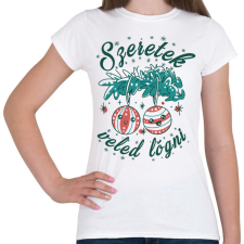 PRINTFASHION Szeretek veled lógni - Női póló - Fehér női póló