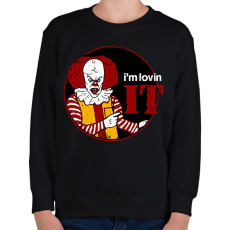 PRINTFASHION Szeretem Az - Gyerek pulóver - Fekete