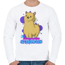 PRINTFASHION szeretni nem tudlak de leköpni igen - Férfi pulóver - Fehér férfi pulóver, kardigán