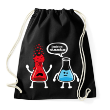 PRINTFASHION Szerintem túlreagálod! - Sportzsák, Tornazsák - Fekete tornazsák