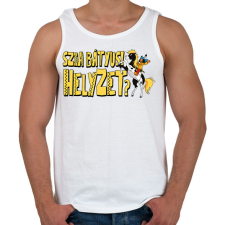 PRINTFASHION Szia bátyus! Helyzet?  - Férfi atléta - Fehér atléta, trikó