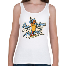 PRINTFASHION Szia bátyus - Női atléta - Fehér