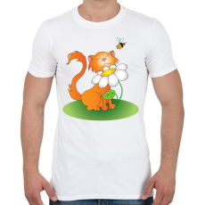 PRINTFASHION Szimatcic - Férfi póló - Fehér