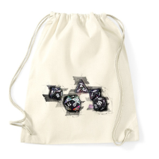 PRINTFASHION Színes kockák - Sportzsák, Tornazsák - Natúr tornazsák