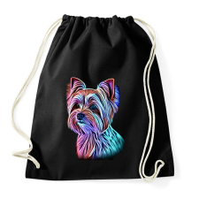 PRINTFASHION Színes yorkshire terrier kutya  - Sportzsák, Tornazsák - Fekete tornazsák