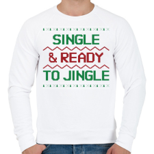 PRINTFASHION SZINGLI KARÁCSONY - Férfi pulóver - Fehér férfi pulóver, kardigán