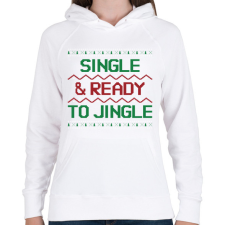 PRINTFASHION SZINGLI KARÁCSONY - Női kapucnis pulóver - Fehér női pulóver, kardigán