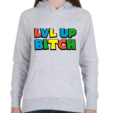 PRINTFASHION Szintugrás - Női kapucnis pulóver - Sport szürke női pulóver, kardigán