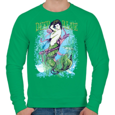 PRINTFASHION Szirén - Férfi pulóver - Zöld