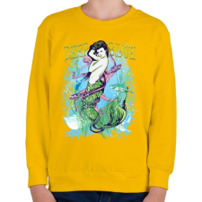 PRINTFASHION Szirén - Gyerek pulóver - Sárga gyerek pulóver, kardigán