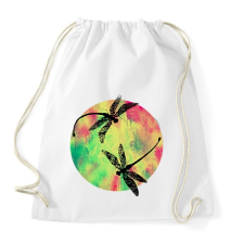 PRINTFASHION szitakötők - Sportzsák, Tornazsák - Fehér tornazsák