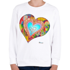 PRINTFASHION sziv2 - Gyerek pulóver - Fehér gyerek pulóver, kardigán