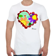PRINTFASHION Sziv3 - Férfi póló - Fehér