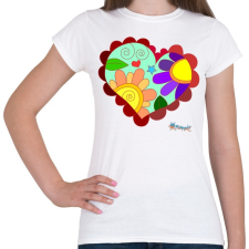 PRINTFASHION Sziv3 - Női póló - Fehér női póló