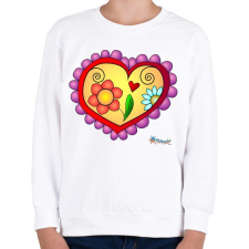 PRINTFASHION Sziv5 - Gyerek pulóver - Fehér gyerek pulóver, kardigán