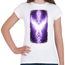 PRINTFASHION Szivárvány Híd - lila - Női póló - Fehér női póló