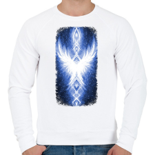 PRINTFASHION Szivárvány Híd - sötétkék - Férfi pulóver - Fehér férfi pulóver, kardigán