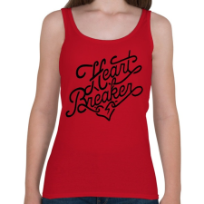 PRINTFASHION Szívtipró - Női atléta - Cseresznyepiros női trikó