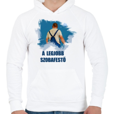 PRINTFASHION szobafestő - Férfi kapucnis pulóver - Fehér