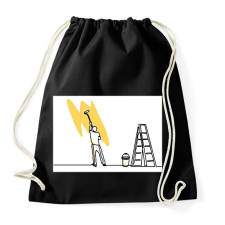 PRINTFASHION Szobafestő - Sportzsák, Tornazsák - Fekete tornazsák