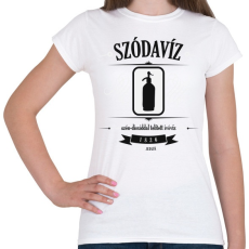 PRINTFASHION szodaviz-black-white - Női póló - Fehér