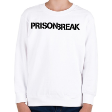 PRINTFASHION Szökés - Gyerek pulóver - Fehér