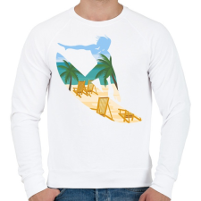 PRINTFASHION Szörfös - Férfi pulóver - Fehér női pulóver, kardigán