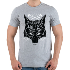 PRINTFASHION Szörnyek vagyunk - Férfi póló - Sport szürke