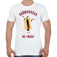 PRINTFASHION SZORNYELLA - Férfi póló - Fehér férfi póló