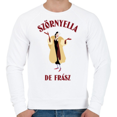 PRINTFASHION SZORNYELLA - Férfi pulóver - Fehér