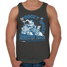 PRINTFASHION Szörnyfutam - Férfi atléta - Sötétszürke