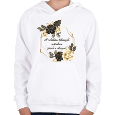 PRINTFASHION Születésnap feleség május PM PF - Gyerek kapucnis pulóver - Fehér gyerek pulóver, kardigán