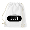 PRINTFASHION Születésnap Július - Sportzsák, Tornazsák - Fehér