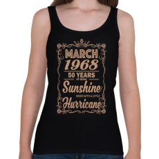 PRINTFASHION Születésnap - Napfény egy kis hurrikánnal! - Női atléta - Fekete