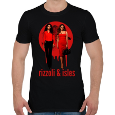PRINTFASHION Született detektívek (Rizzoli & Isles) - Férfi póló - Fekete férfi póló