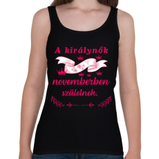 PRINTFASHION Szülinap királynők szalag pink - Női atléta - Fekete