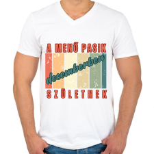 PRINTFASHION Szülinap menő pasi dec - Férfi V-nyakú póló - Fehér férfi póló