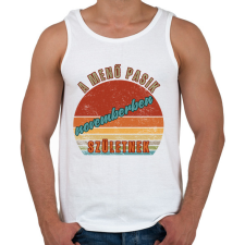 PRINTFASHION Szülinap menő pasi november  - Férfi atléta - Fehér atléta, trikó