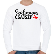 PRINTFASHION Szülinapos Csajszi - Férfi pulóver - Fehér női pulóver, kardigán