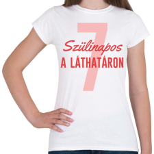PRINTFASHION Szülinapos - Számmal - Női póló - Fehér női póló