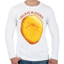 PRINTFASHION Szúnyog gyantában - Férfi hosszú ujjú póló - Fehér férfi póló