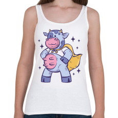 PRINTFASHION Szuper tehén - Női atléta - Fehér