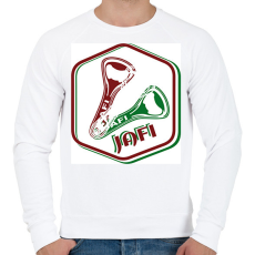 PRINTFASHION szurkolói sörbontó - Férfi pulóver - Fehér