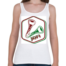 PRINTFASHION szurkolói sörbontó - Női atléta - Fehér