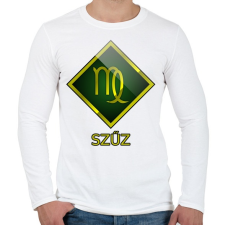 PRINTFASHION Szűz - Férfi hosszú ujjú póló - Fehér férfi póló