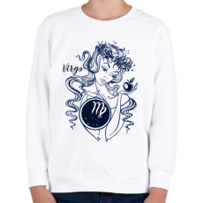 PRINTFASHION szűz - Gyerek pulóver - Fehér