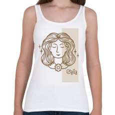 PRINTFASHION Szűz horoszkóp - Női atléta - Fehér