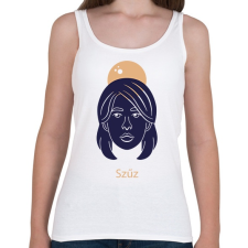 PRINTFASHION Szűz minta - Női atléta - Fehér női trikó