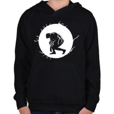 PRINTFASHION T800 - Gyerek kapucnis pulóver - Fekete