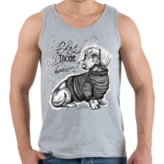 PRINTFASHION tacsi1 - Férfi atléta - Sport szürke